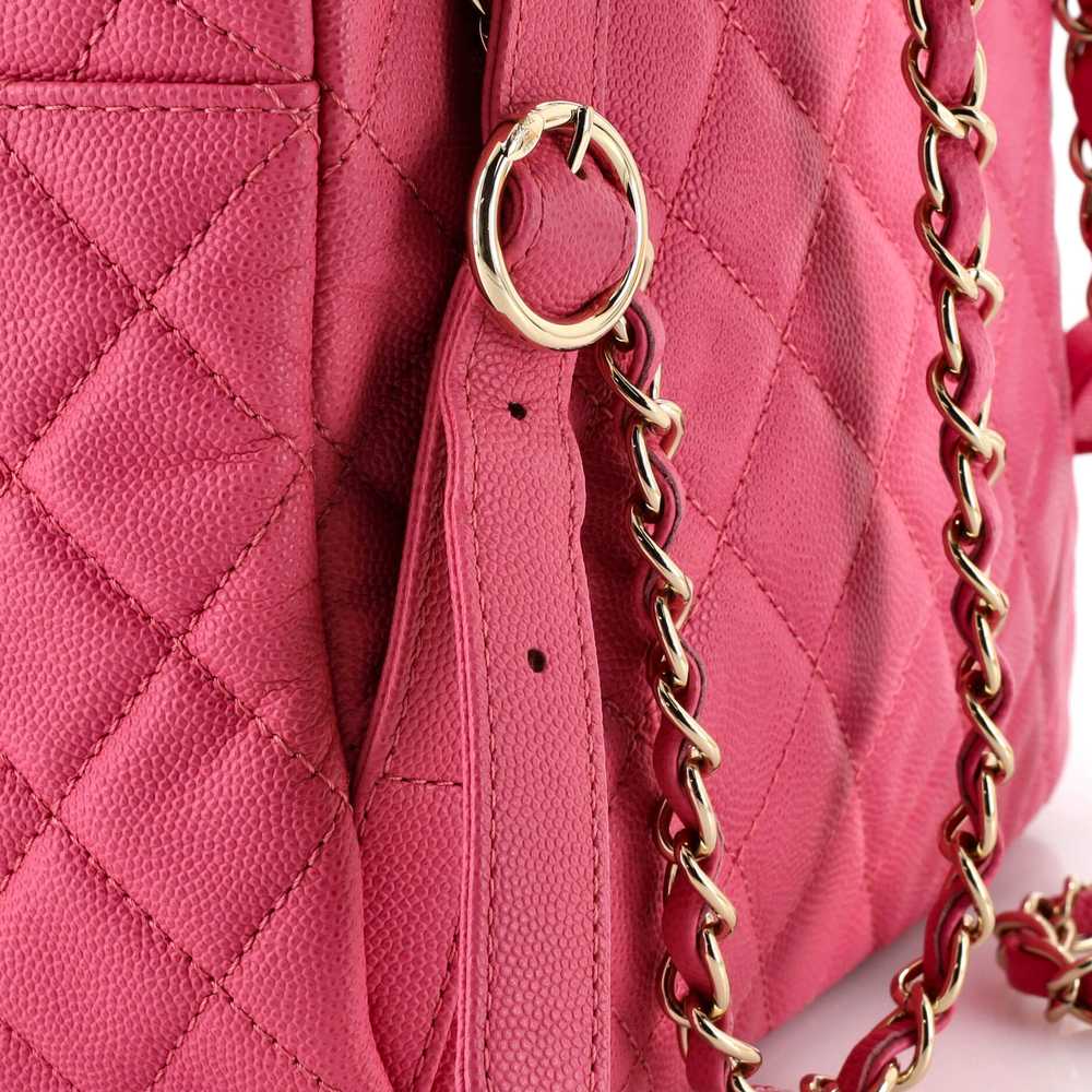 CHANEL CC Day Backpack Quilted Caviar Mini - image 8