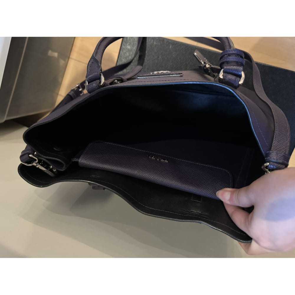 Prada Double leather handbag - image 6