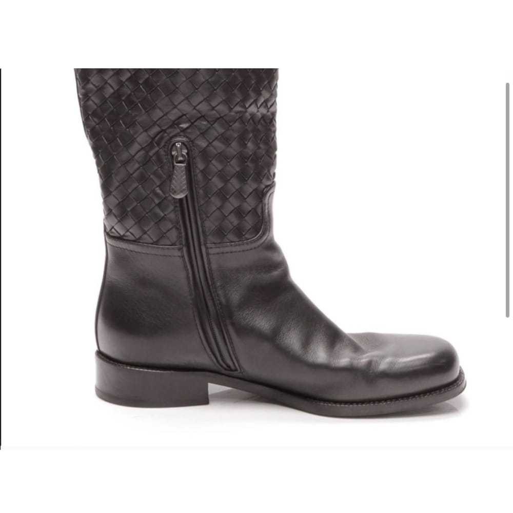 Bottega Veneta Leather riding boots - image 3