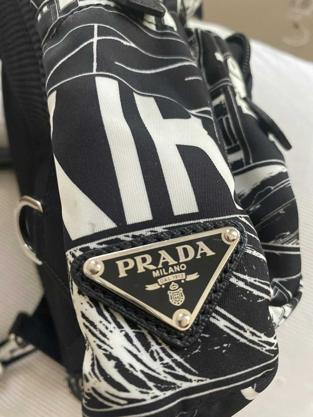 Prada Prada Printed Small Backpack - image 11