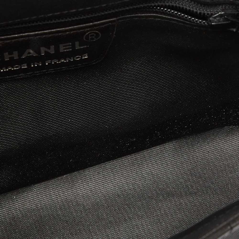 Chanel CHANEL Black Choco Bar Canvas Mini Vintage… - image 3
