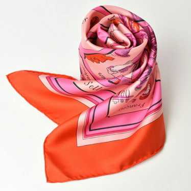 Hermes Hermes Scarf Muffler HERMES Carre 90 Silk … - image 1