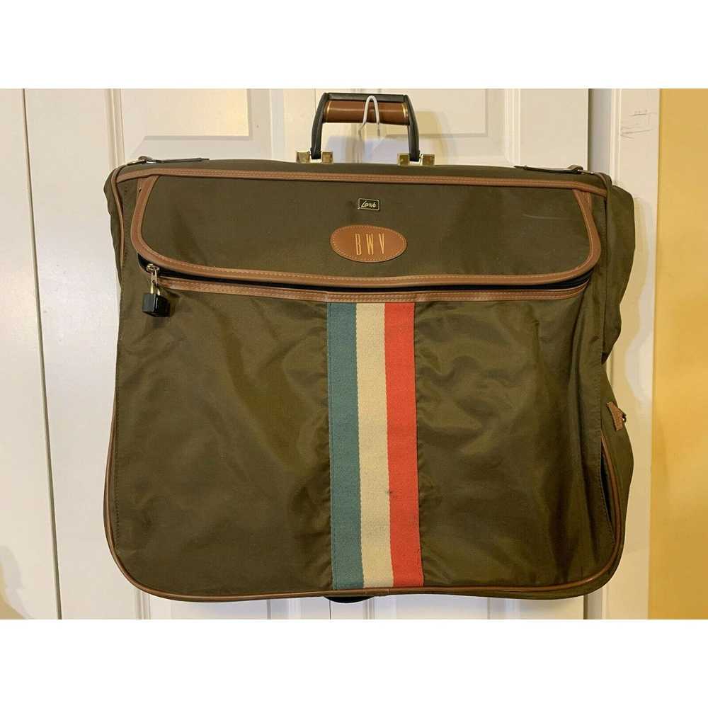 Unkwn Vintage Lark Travel Luggage Hanging Garment… - image 3