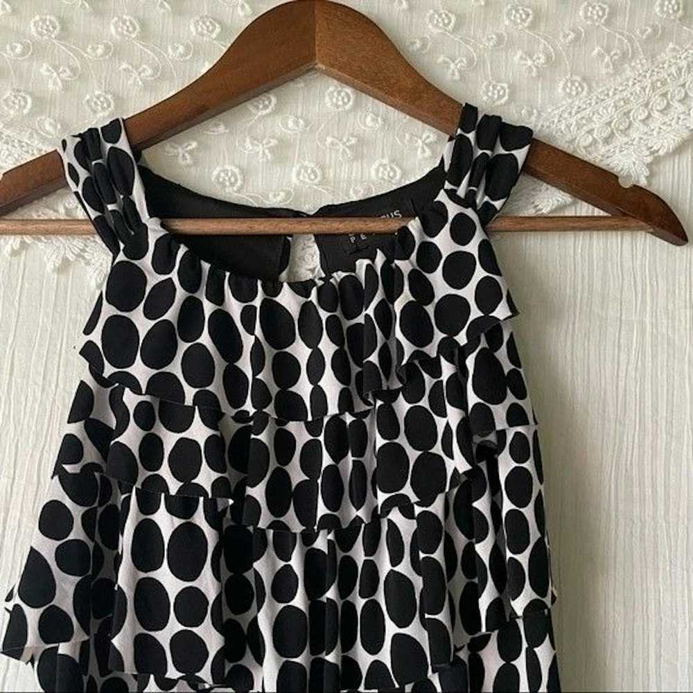 Other EnFocus Dress Black White Polka Dot 12 Peti… - image 3