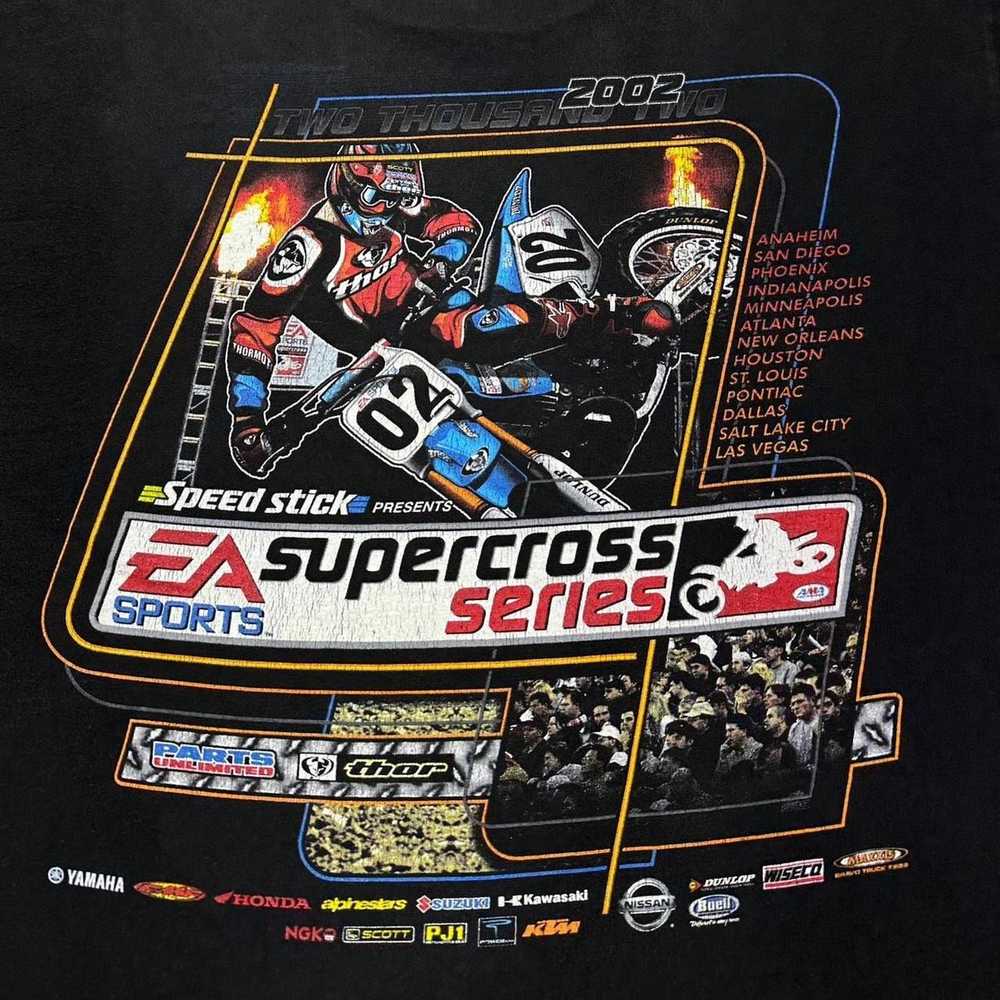 Gildan × Vintage Y2K EA Supercross Game T-Shirt - image 3