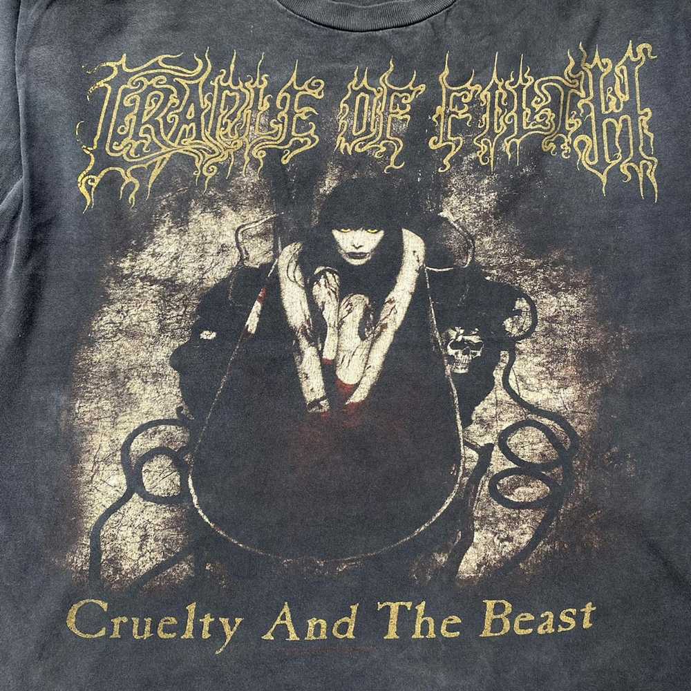 Band Tees × Vintage Vintage 90s Cradle of Filth S… - image 4