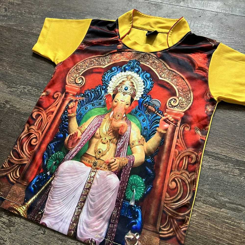 Japanese Brand × Vintage Y2K Indian God Tshirt te… - image 2