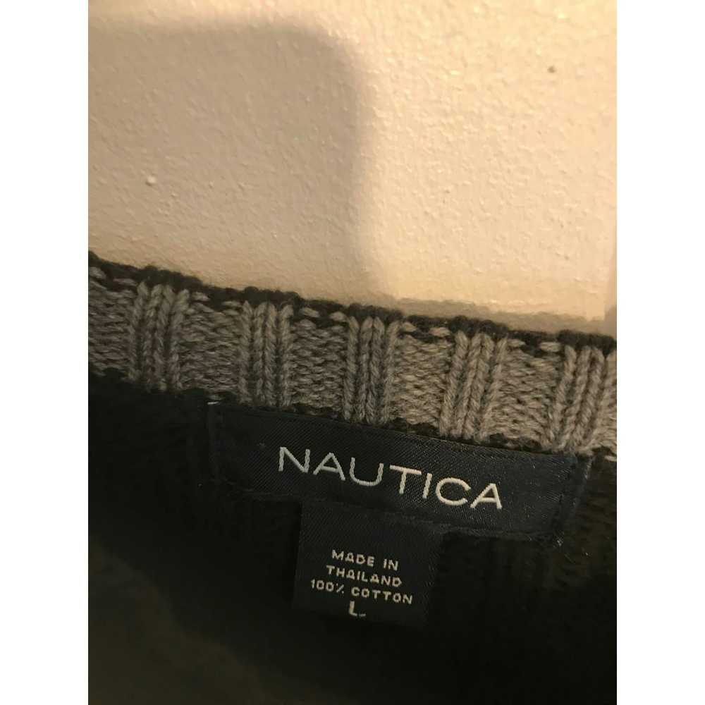 Nautica NAUTICA Pullover Sweater Men's L 100% Cot… - image 4