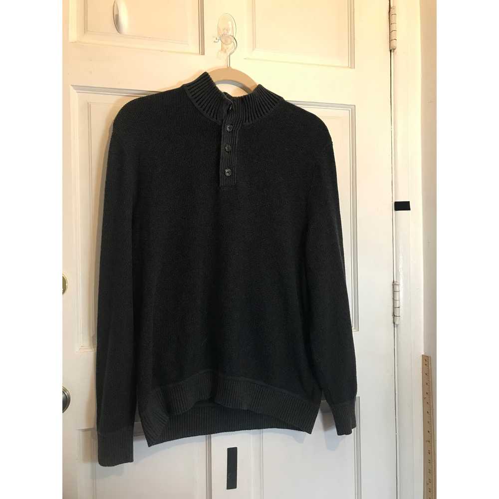 Gap Gap Dark Charcoal Pullover Sweater Men's XL10… - image 1