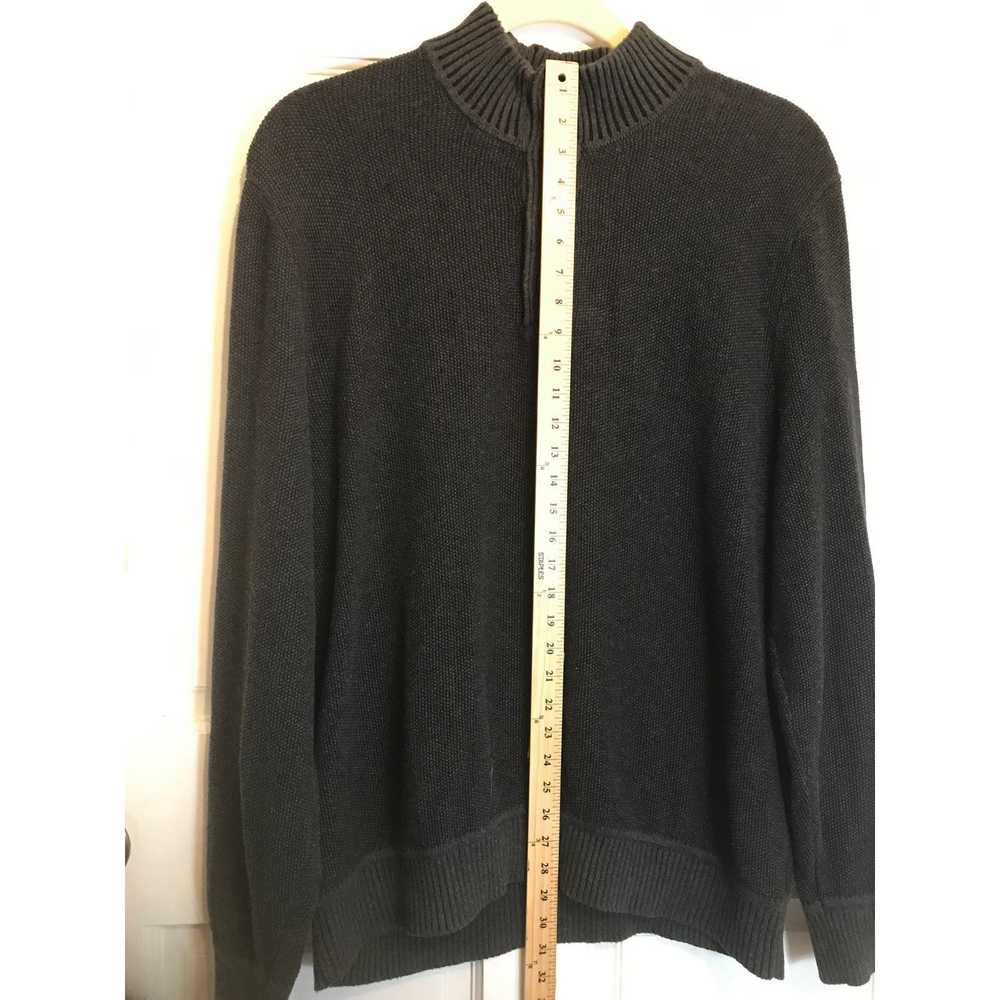 Gap Gap Dark Charcoal Pullover Sweater Men's XL10… - image 7