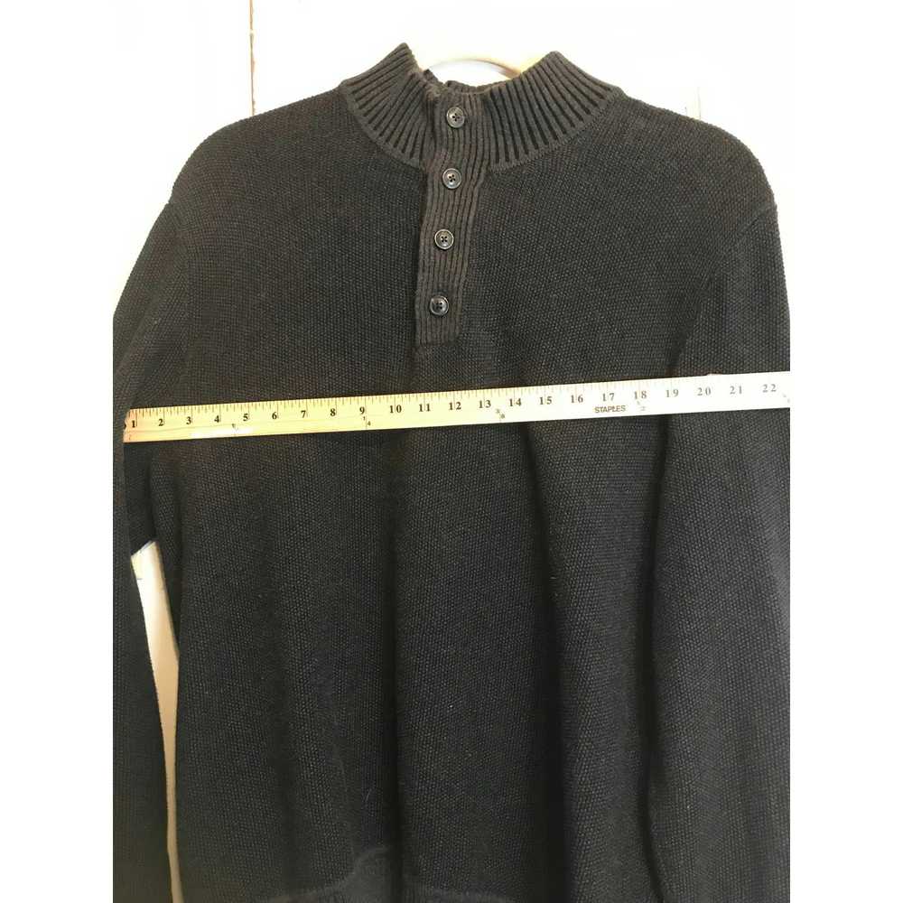 Gap Gap Dark Charcoal Pullover Sweater Men's XL10… - image 8