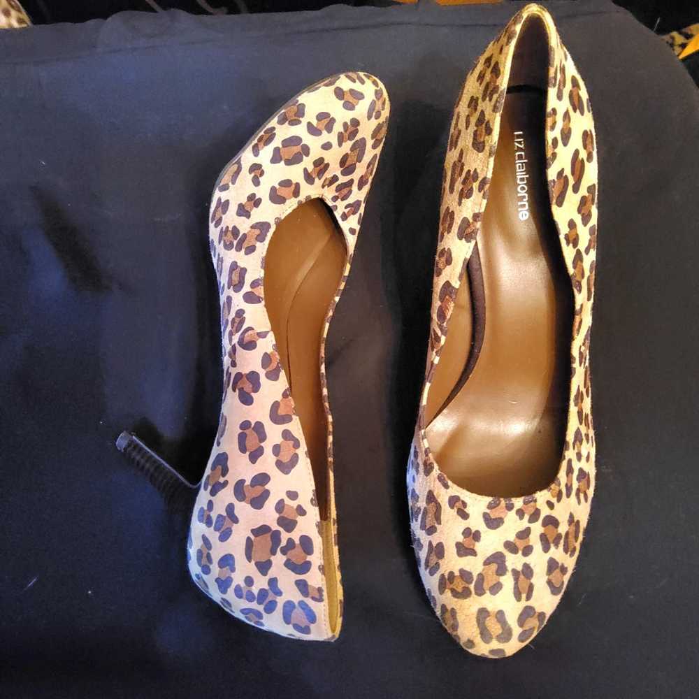 Designer 10 Domestic Leopard Heels - image 1
