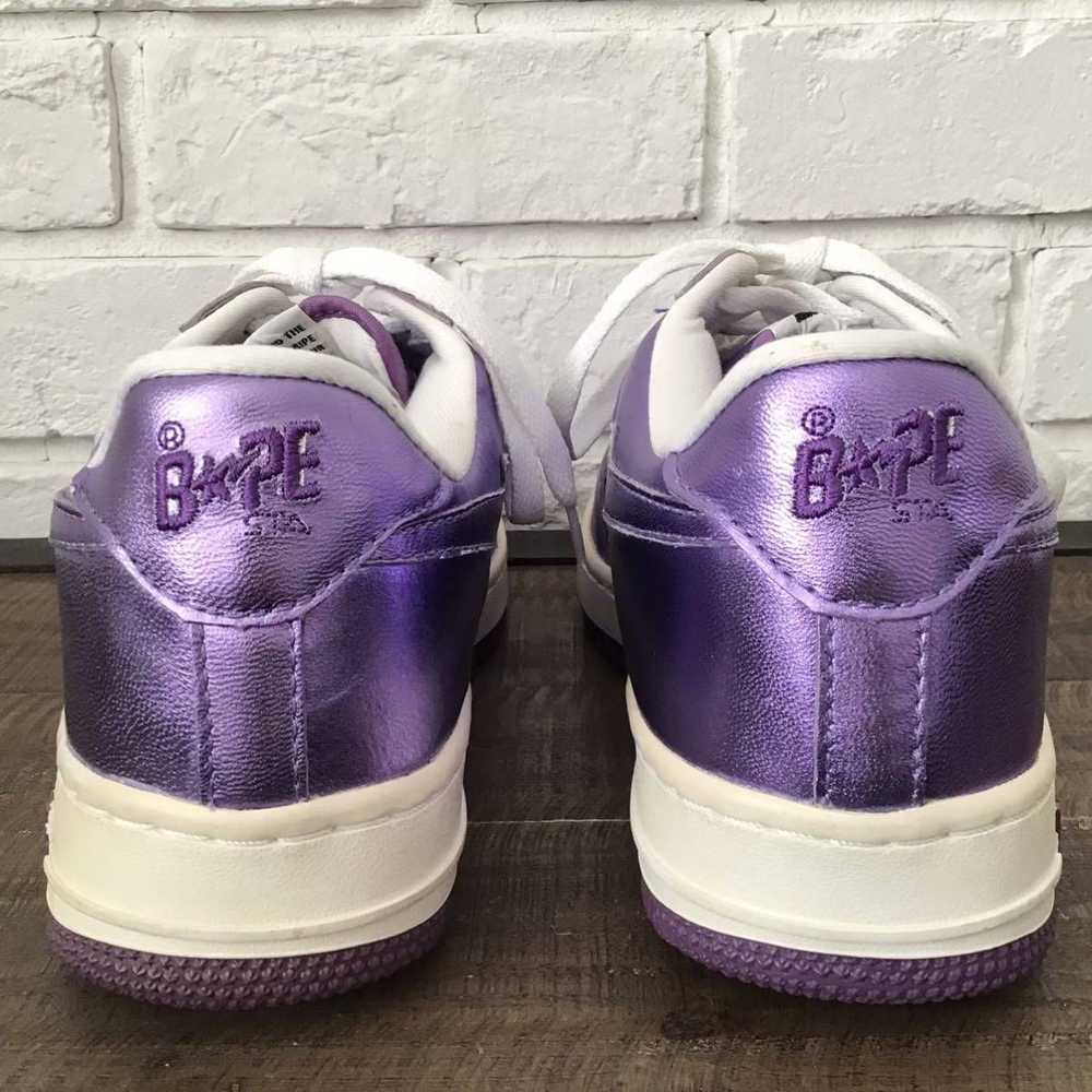 Bape Purple Foil BAPE STA sneakers a bathing ape … - image 5