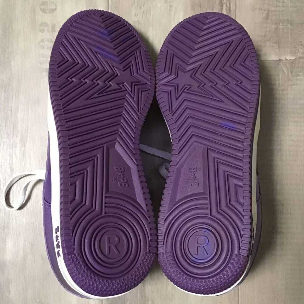 Bape Purple Foil BAPE STA sneakers a bathing ape … - image 6