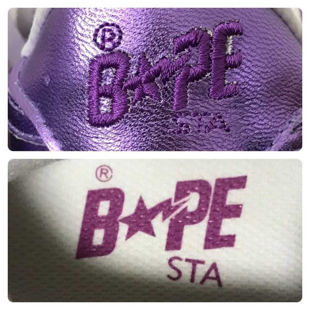 Bape Purple Foil BAPE STA sneakers a bathing ape … - image 7