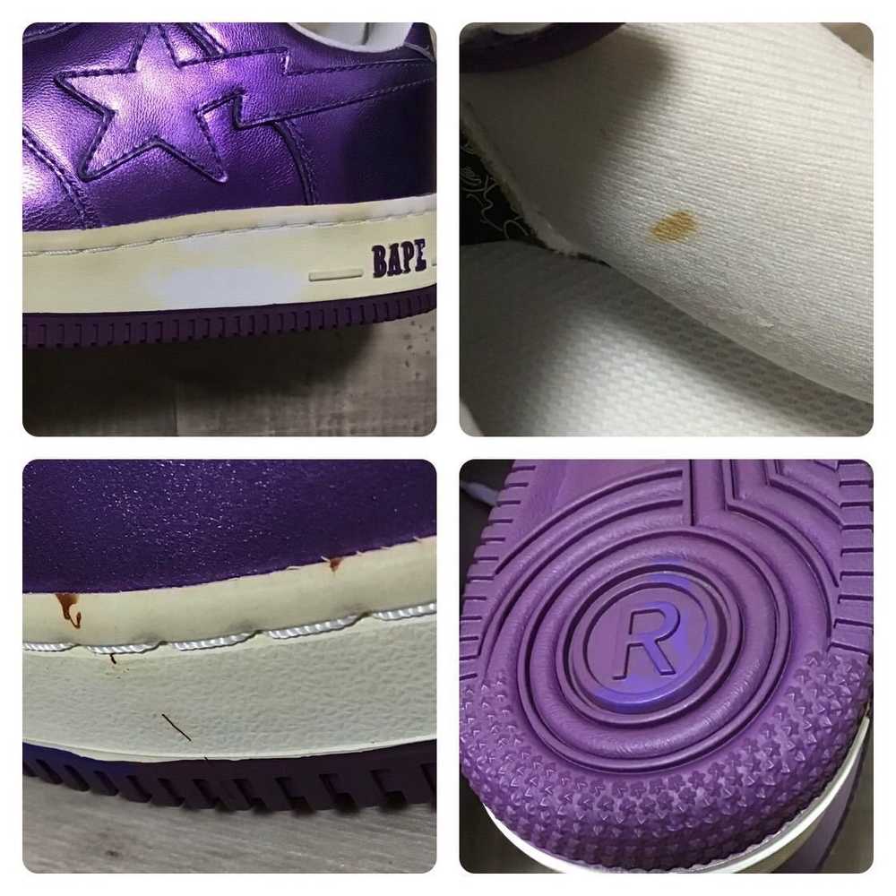 Bape Purple Foil BAPE STA sneakers a bathing ape … - image 9