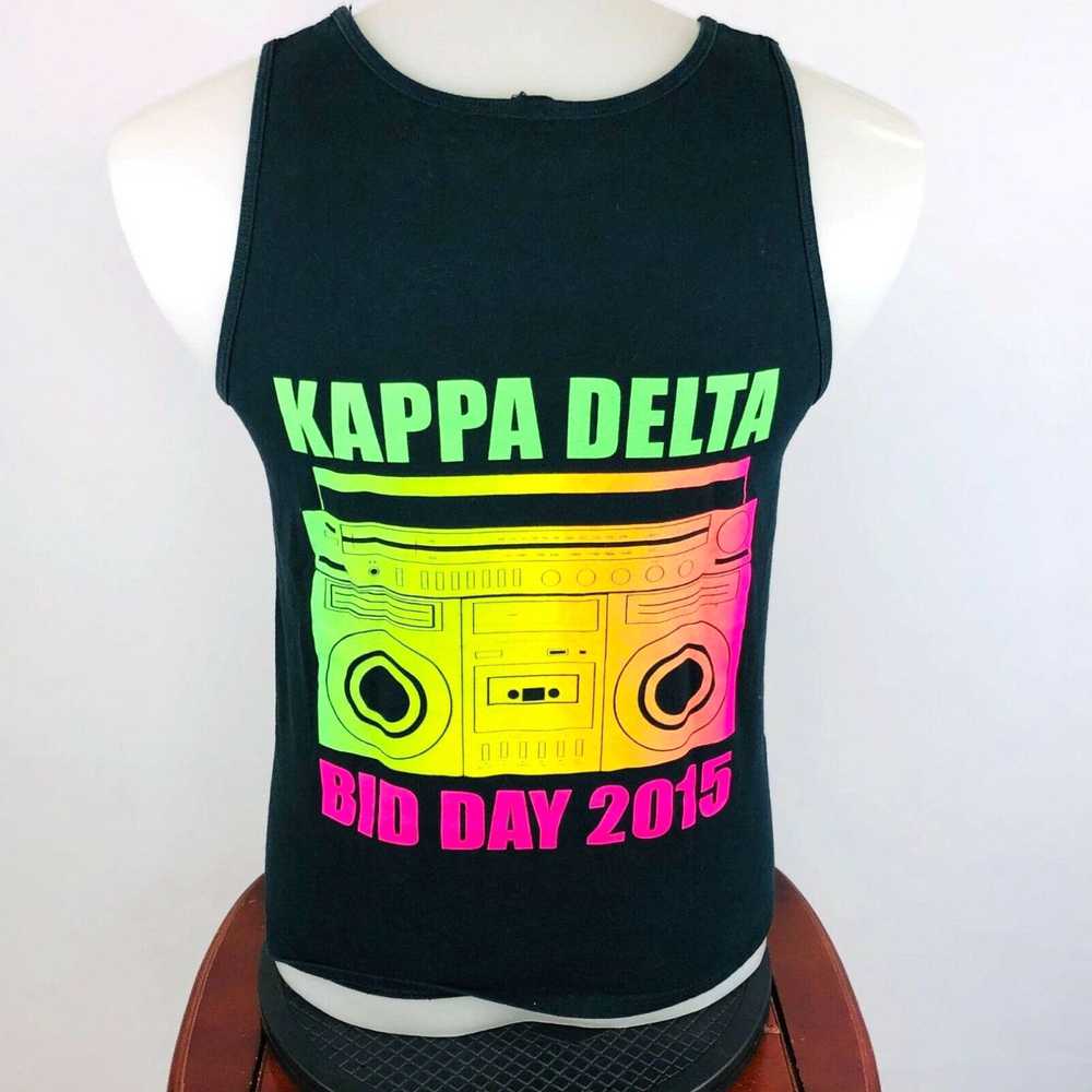 Delta Kappa Delta Bid Day 2015 Boom Box Tank Shirt - image 2