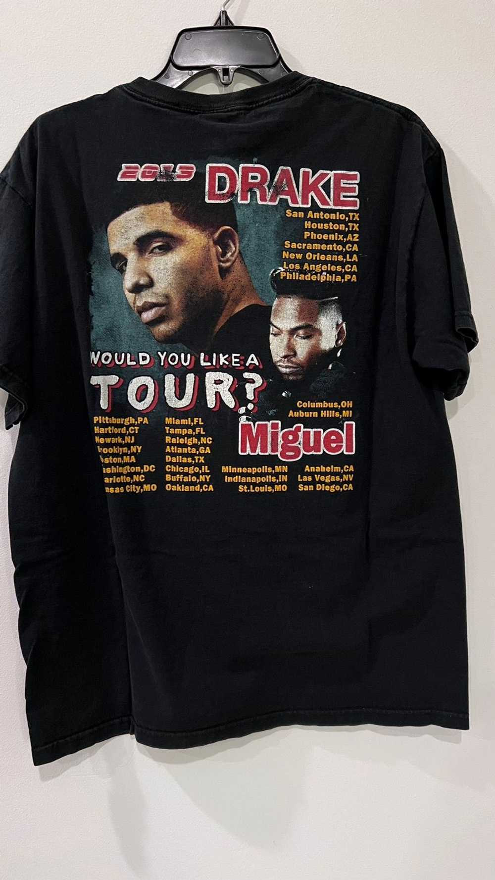 Drake × Rap Tees × Vintage 2013 Drake and Miguel … - image 4