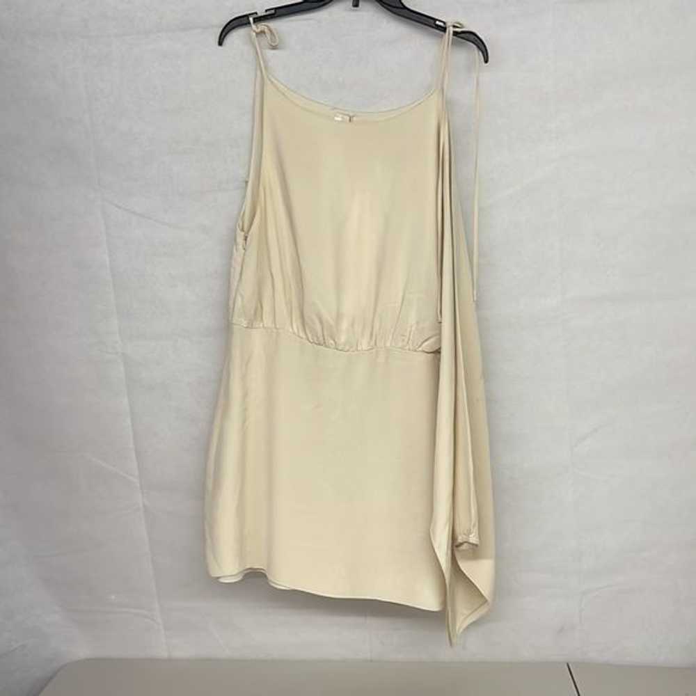 Other Womens Alexis Wesley One-Shoulder Silk Mini… - image 3