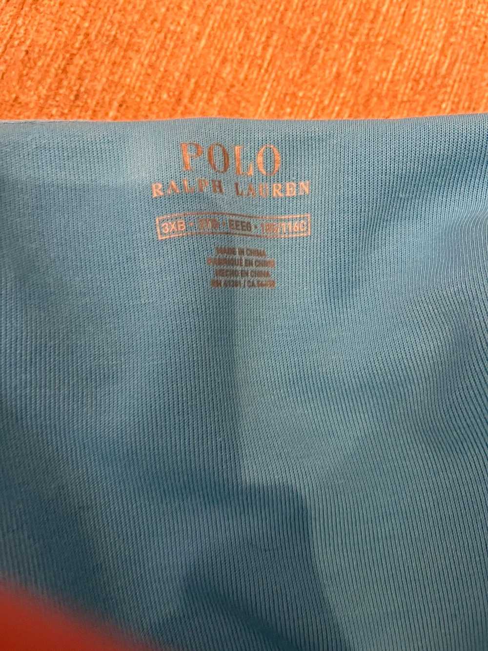 Polo Ralph Lauren Polo Zip up Large cyan blue - image 3