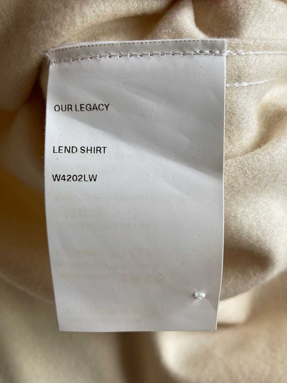 Our Legacy Cream Wool Overshirt - image 3