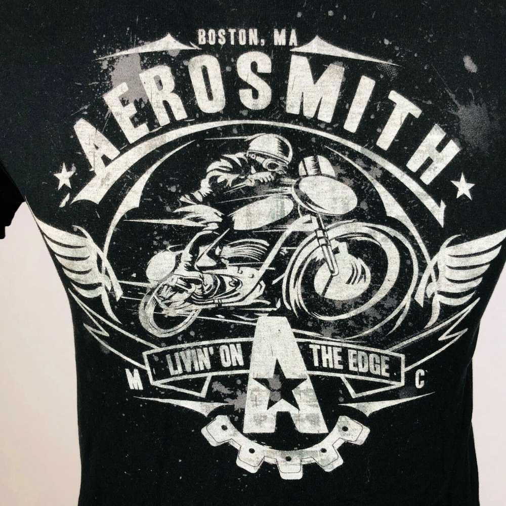 Vintage Aerosmith Livin' On The Edge Logo Graphic… - image 2