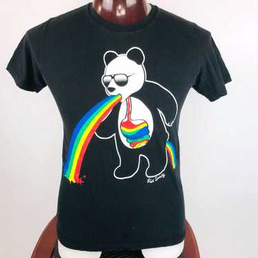 Rainbow Riot Society Rainbow Panda M T-Shirt - image 1