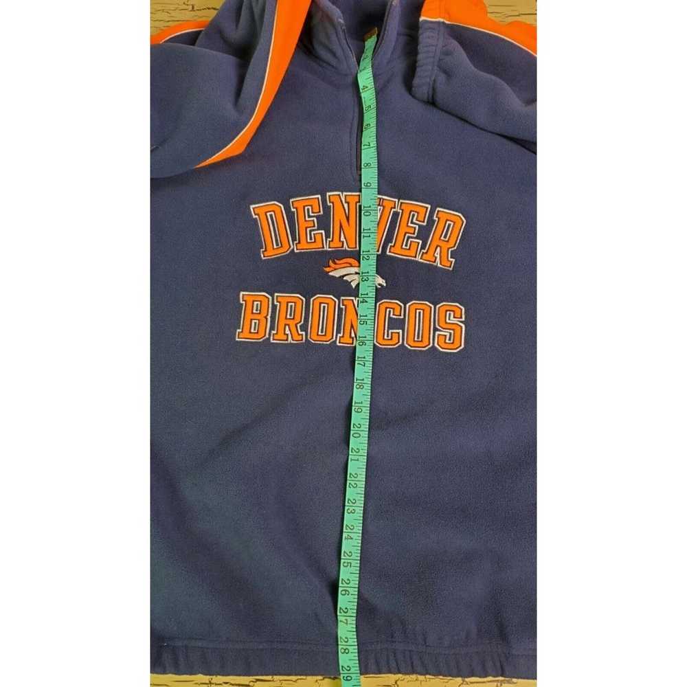 Reebok NFL Denver Broncos Orange & Blue Fleece Pu… - image 8