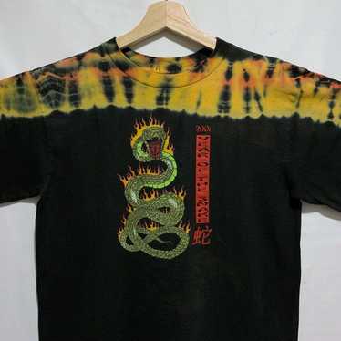 Jnco × Vintage Vintage 2001 Snake Fire Flames Rar… - image 1