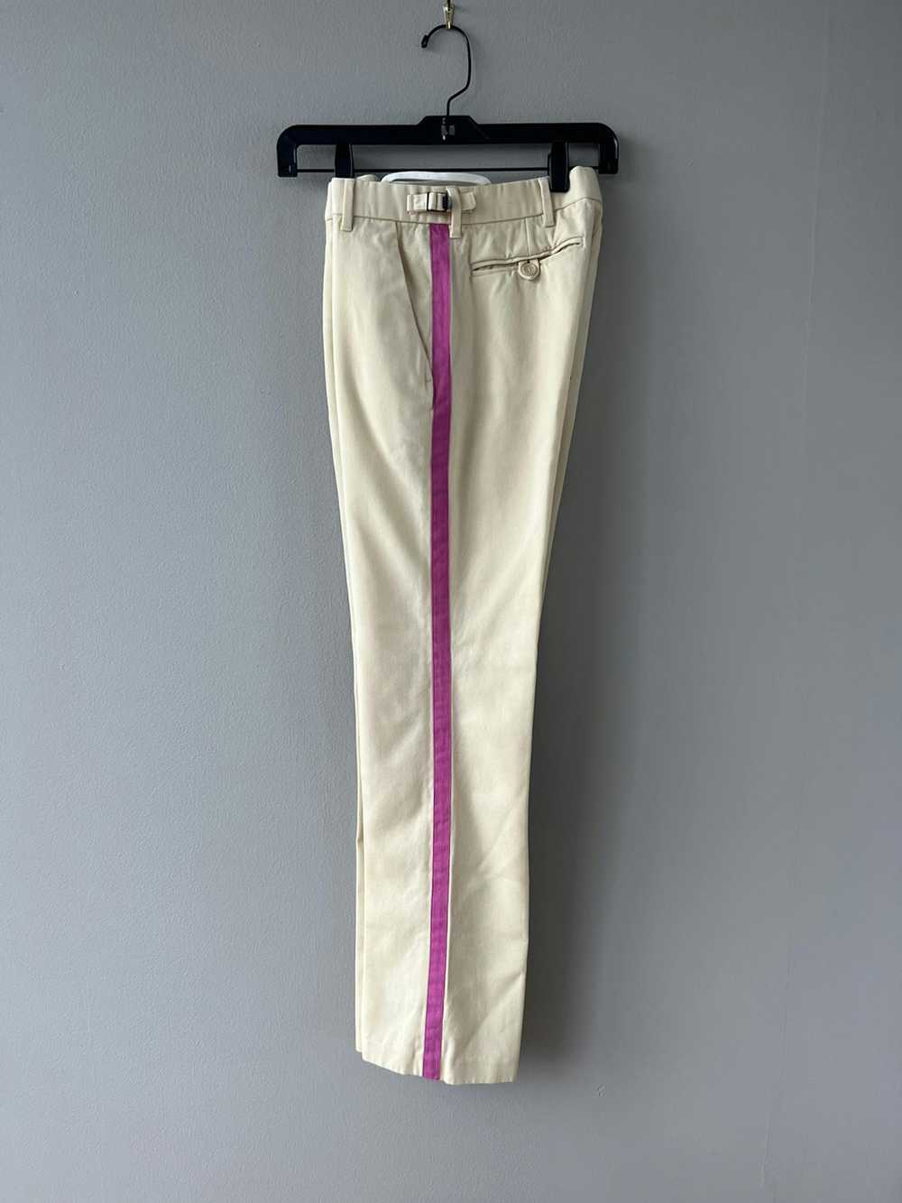 Helmut Lang SS00 Pink Marching Band Stripe Trouse… - image 1