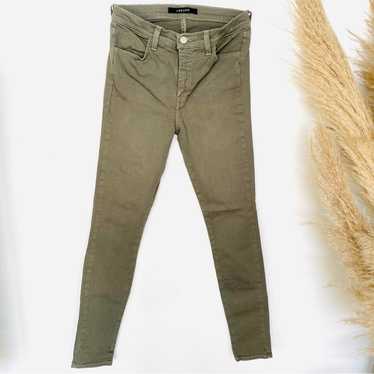 J Brand Vin Mantis Olive Green Denim Jeans Women's Size 27