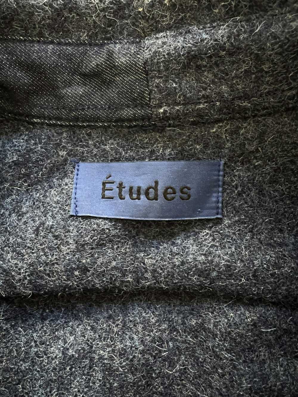 Etudes Études Felted Wool Overshirt in Gray Size S - image 3