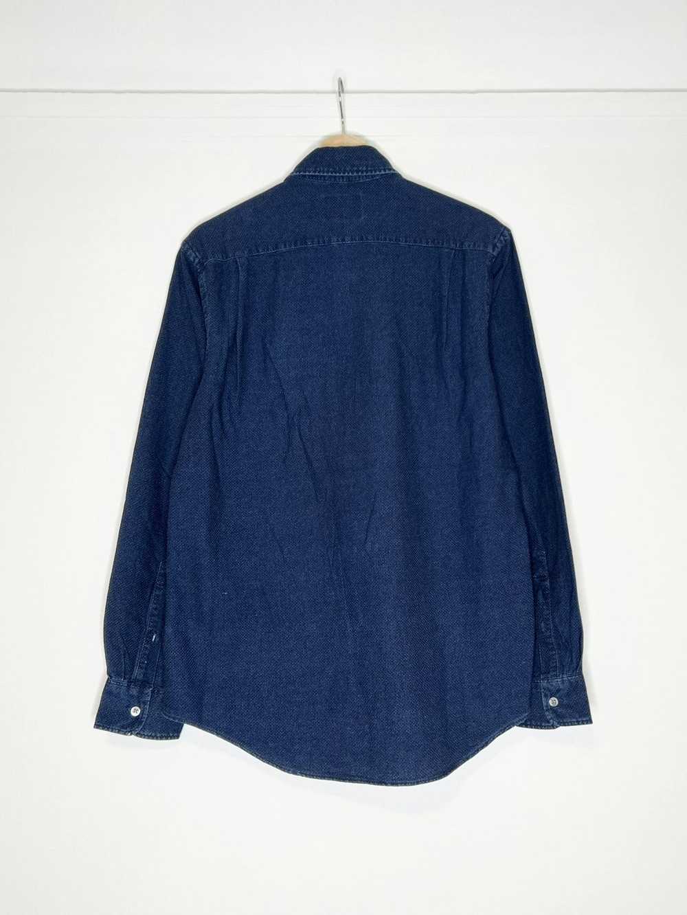 Trumaker Trumaker Japanese Dobby Shirt Navy Size S - image 2