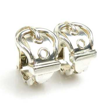 Hermes HERMES Earrings Bookle Serie Silver 925 Wo… - image 1