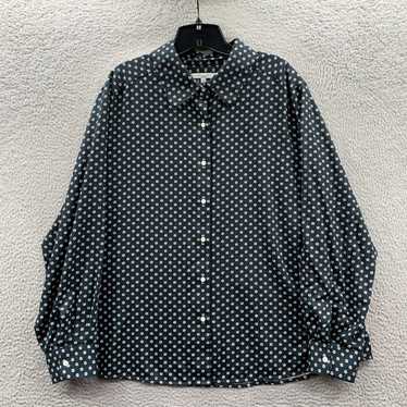 Vintage FOXCROFT Shirt Womens Size 20W Button Up … - image 1