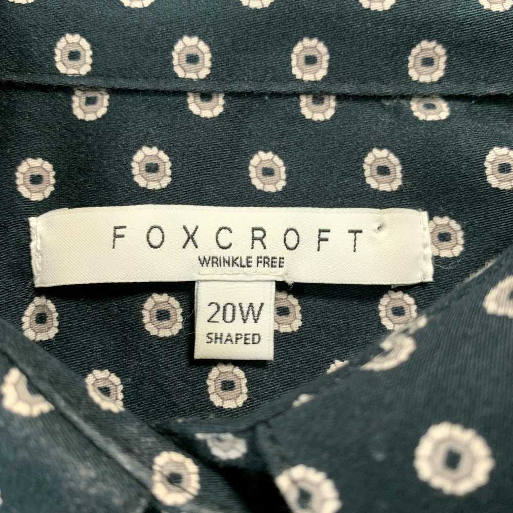 Vintage FOXCROFT Shirt Womens Size 20W Button Up … - image 3