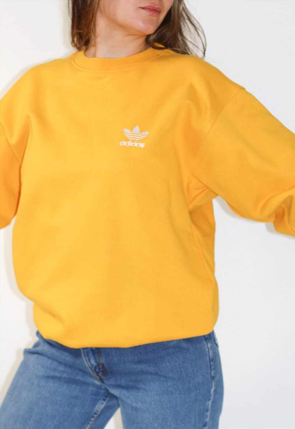 Rare Vintage Adidas Deadstock Yellow Sweatshirt - image 3