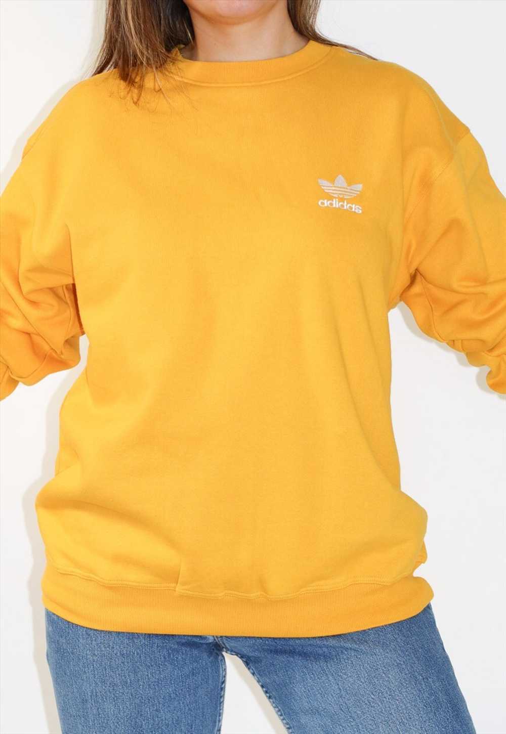 Rare Vintage Adidas Deadstock Yellow Sweatshirt - image 4