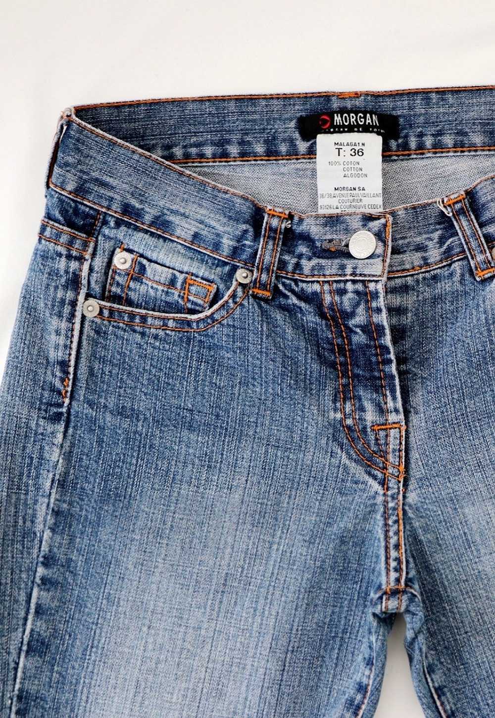 Morgan de Toi Vintage Jeans Flared Bootcut Blue Y… - image 4