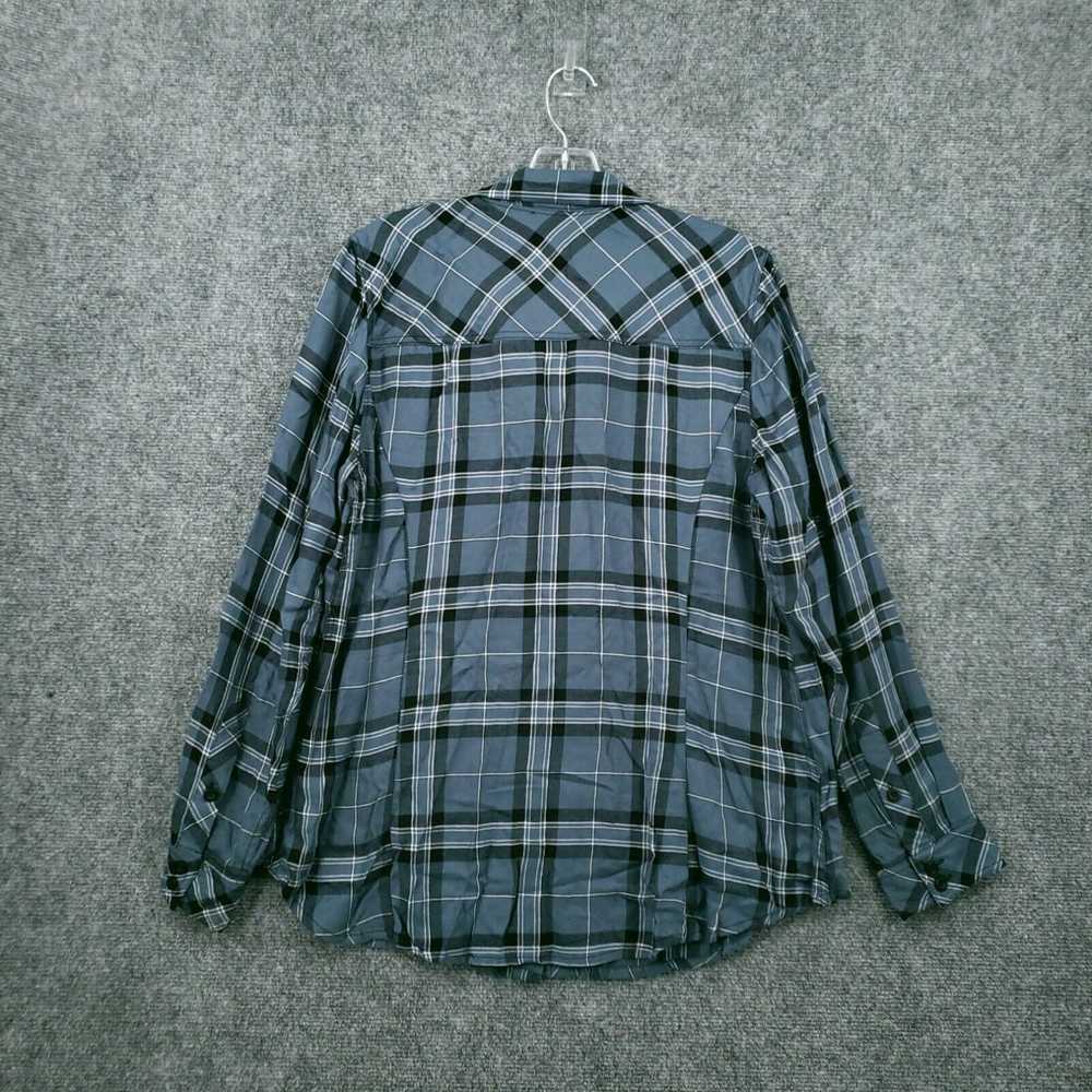 Torrid Torrid Shirt Womens 00 US 10 Blue Button-U… - image 2