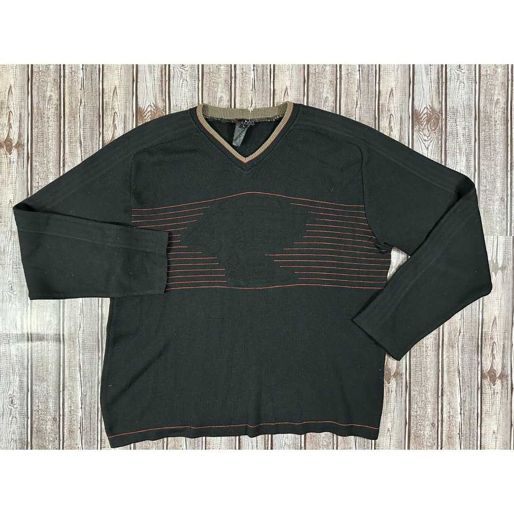 Versace Versace Sport knit logo Sweater black red… - image 1