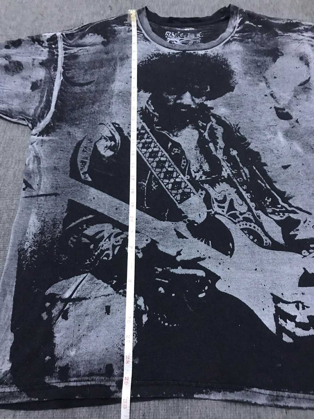 Band Tees Jimmy Hendrix Fullprint Acid Wash Tees - image 8