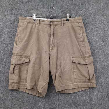 Chaps Chaps Shorts Mens 36 Tan Cargo Mid-Rise Fla… - image 1