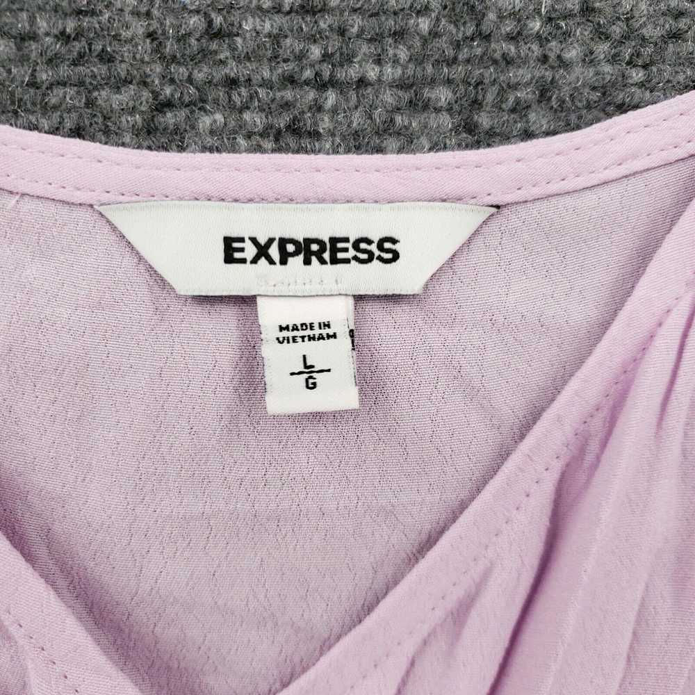 Express Express Tank Womens L Large Purple Camiso… - image 3