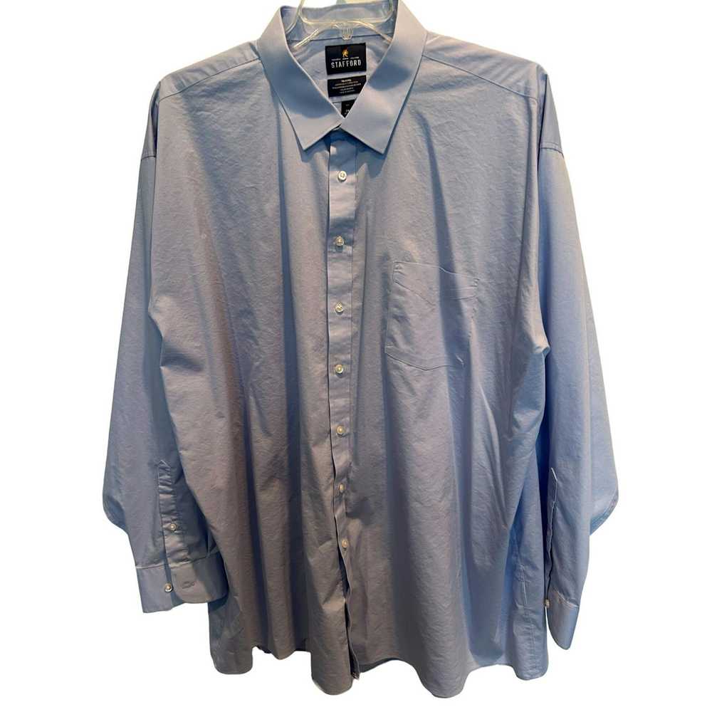 Stafford Stafford Long Sleeve Dress Shirt 20 36/3… - image 1