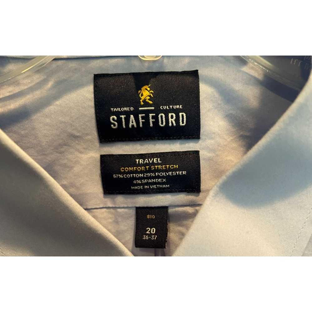 Stafford Stafford Long Sleeve Dress Shirt 20 36/3… - image 4