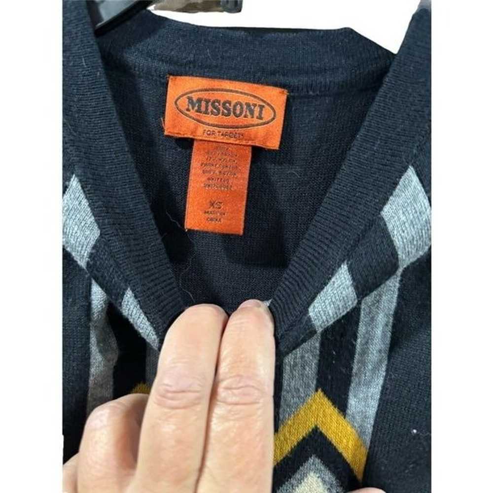 Missoni Target Chevron Sweater Dress XS EUC - image 5
