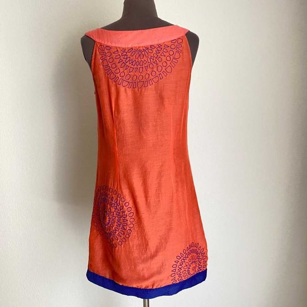 Anthropologie Kas New York sz S  embroidered shif… - image 4