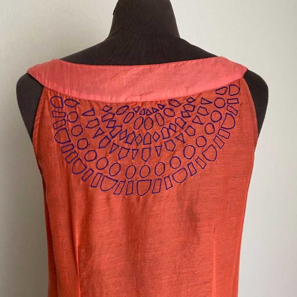 Anthropologie Kas New York sz S  embroidered shif… - image 5