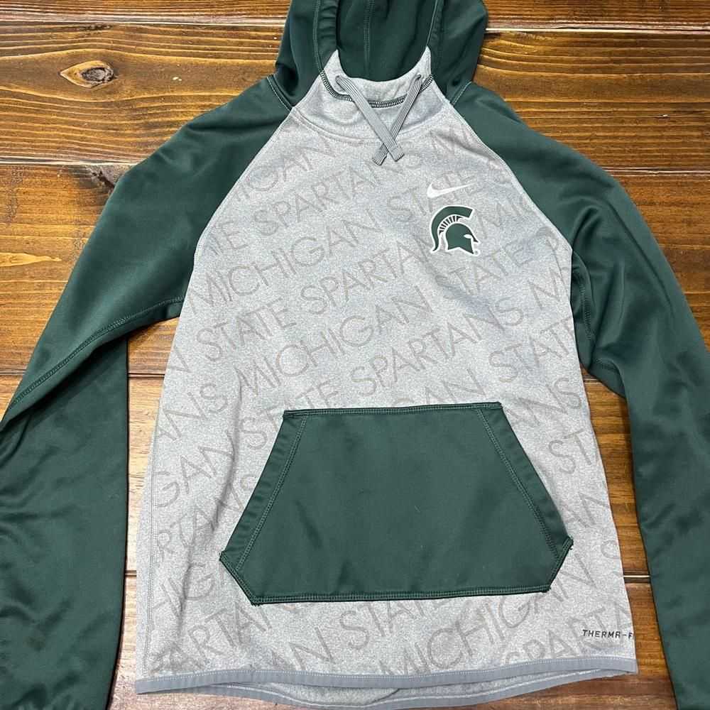 Designer XS MSU Michigan State Nike Sweatshirt Gr… - image 2